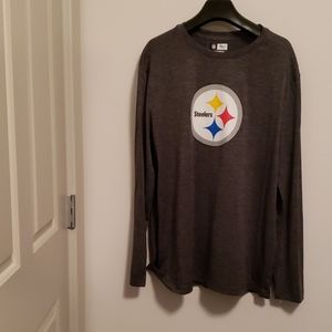 NFL Team Apparel Mens Pittsburgh Steelers Shirt